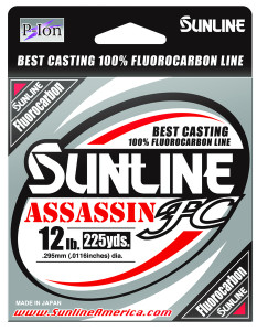 Sunline - Assassin Fluorocarb Line - Clear 20lb 225yd - 63042308