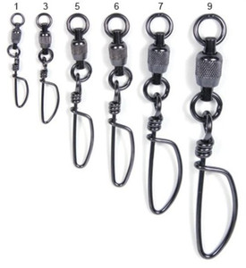 Sea Striker - Billfisher Clk Bb Swivel - Stainless Blk 100# 3pk - BBSS05-3PK