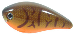 Strike King - Kvd Squarebill Crankbait - 2.25in 1/2oz Brn Crw/org - HCKVDS1.5-564