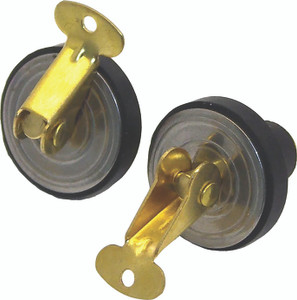 SHORELINE MARINE - Deck/baitwell Drain Plug - 5/8in Brass 2pk - 5709-0223