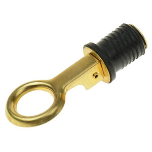SHORELINE MARINE - Brass Drain Plug - Snap 1.25in Brass - 5709-0583 SHORELINE MARINE - Brass Drain Plug - Snap 1.25in Brass - 5709-0583