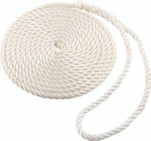 SHORELINE MARINE - Nylon Dock Line - 3/8in X 15ft 3st Twisted - 5709-0433