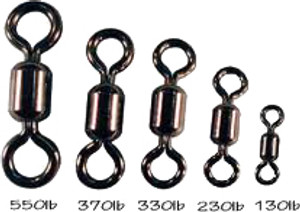 Spro - Power Barrel Swivel - Black 50# 10pk - SPSB-08-10
