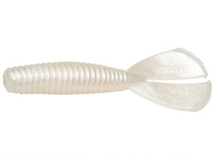 Strike King - Rage Tl Baby Menace Grub - 3in 9bg Pearl - RGBM-84