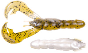 Strike King - Rage Tail Craw - 4in 7bg Green Pump/pearl - RGCRW-47