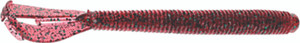 Strike King - Rage Twin Tl Menace Worm - 9in 6bg Red Bug - RGTTCUT6-85