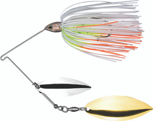 Strike King - Tour Grade Spinnerbait - 3/8oz Wl/wl Cole Slaw - TGSB38WW-220 Strike King - Tour Grade Spinnerbait - 3/8oz Wl/wl Cole Slaw - TGSB38WW-220
