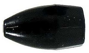 Strike King - Tungsten Worm Weight - Black 3/8oz 3pk - TGTW38-10