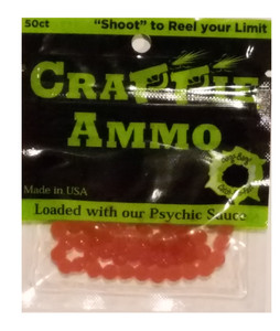 The Crappie Psychic - Crappie Ammo - 50bg Earthworm - TCP005-5 The Crappie Psychic - Crappie Ammo - 50bg Earthworm - TCP005-5