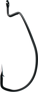Trokar - Mag Ewg Worm Hook - Platinum Blk 5/0 5pk - TK120-5/0