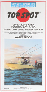 Top Spot - Fishing Map - Florida Bay Upper Keys - N-207