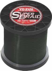 Yo-Zuri - Superbraid Line - Dark Green 30lb 3000yd - YZ SB 30LB DG 3000YD