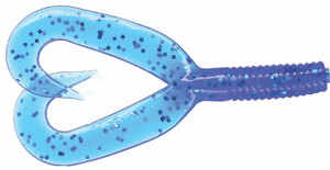 Zoom - Creepy Crawler Grub - 3in 16bg Sapphire Blue - 020-110 Zoom - Creepy Crawler Grub - 3in 16bg Sapphire Blue - 020-110