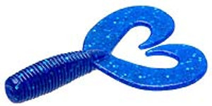 Zoom - Fat Albert Twin Grub - 3.5in 10bg Sapphire Blue - 034-110