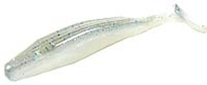 Zoom - Swimmin Super Fluke Jr - 3.5in 10bg Smokin Shad - 117-109