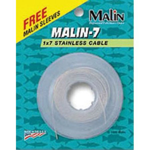Malin - Seven Strand Stain Wire - Clear 60lb 30ft - NC60-30