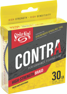 Strike King - Contra Braid Line - Hi-vis Yellow 150yd 30lb - LPB150-30Y
