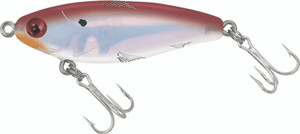 Mirrolure - Mirrodine Bg Susp Twitch - 2.5in 3/8oz Red/wht/slv - 17MR-26SBG
