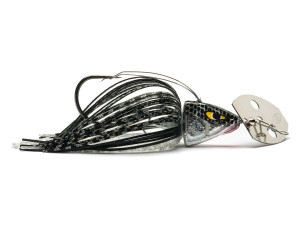 Mustad - Skatter Shad Blade Jig - 1/2oz Black Shad - WSS608-1/2-SB-1