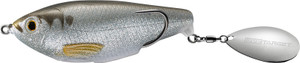 Live Target - Hollow Commotion Shad - 1/2oz 3.5in Silver Flake - SCH90T155 Live Target - Hollow Commotion Shad - 1/2oz 3.5in Silver Flake - SCH90T155