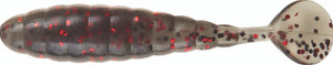 Mister Twister - Sassy Grub - 3in 12pk Smoke Red/blk - SG12-7RBK