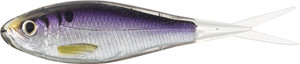 Live Target - Skip Shad 90 - 3.5in 3pk Silver/purple - SSD90S207