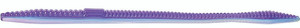 Mister Twister - Nightcrawler Worm - 6.5in 10pk Grape Mist - TA65NC10-13H