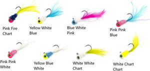Jenko - Kevin Rodgers Warhd Jig - 1/4oz 3pk Wht/chat/chat - WB014WCC