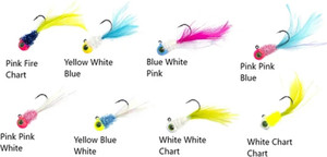 Jenko - Kevin Rodgers Warhd Jig - 1/8oz 3pk Pnk/pnk/blu - WB018PPB