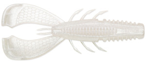 Rapala - Crush City Clean Up Craw - 3.5in 7pk Pearl White - Rapala - Crush City Clean Up Craw - 3.5in 7pk Pearl White -