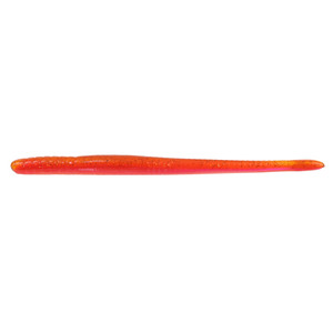Roboworm - Fat Strght Tail Worm - 6in 8pk Fuego -