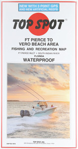 Top Spot - Fishing Map - Ft Pierce/vero Beach - N-216