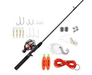 Zebco - Carded 404 Hoss Combo - Spincast 5ft 6in M W/ec -