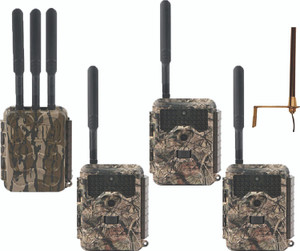 Covert - Lora Base Camera Kit - At&t W/3 32mp Cameras -