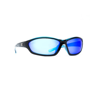 Calcutta - Polorized Bowman Sunglas - Shiny Black/blue Mirror - Calcutta - Polorized Bowman Sunglas - Shiny Black/blue Mirror -