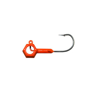 Leland - Eyehole Hammer Jighead - 3/16oz 5pk Orange -