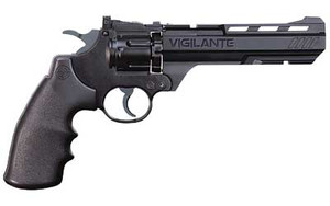 Crosman Vigilante  177 Pellet  5.9" Barrel  Black Finish  Synthetic Stock  Semi Automatic  CO2  435 Feet Per Second CCP8B2 Crosman Vigilante  177 Pellet  5.9" Barrel  Black Finish  Synthetic Stock  Semi Automatic  CO2  435 Feet Per Second CCP8B2