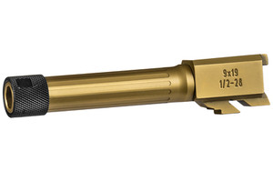 Century Arms Barrel  9MM  Fluted and Threaded  PVD Coating  Fits TP9 Elite SC PACN0024 Century Arms Barrel  9MM  Fluted and Threaded  PVD Coating  Fits TP9 Elite SC PACN0024