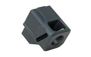 Faxon Firearms EXOS-514  Compensator  9MM  Compatible with Smith & Wesson M&P 1.0 Full Size  Anodized Finish  Black FF-P-A-COMP-DS-MP-01