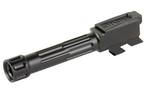 LanTac USA LLC 9INE Barrel  Fluted  1/2-28 Thread Pattern  Fits Glock 43/43x  DLC Finish  Black  Includes Matching Thread Protector 01-GB-G43-TH-BLK LanTac USA LLC 9INE Barrel  Fluted  1/2-28 Thread Pattern  Fits Glock 43/43x  DLC Finish  Black  Includes Matching Thread Protector 01-GB-G43-TH-BLK