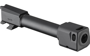 Springfield Threaded Barrel with Compensator  9MM  Fits Springfield Hellcat  3.8"  Self-Indexing Compensator  Melonite Finish  Black HC0901TB-KIT
