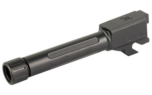 True Precision Barrel  9MM  Threaded 1/2x28  Fits Sig P320 X-Compact  DLC Finish  Black TP-P32XCB-XTBC