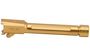 True Precision Barrel  9MM  Gold  Thread Protector  Threaded  Sig P365XL  Titanium Nitride TP-P365XLB-XTG