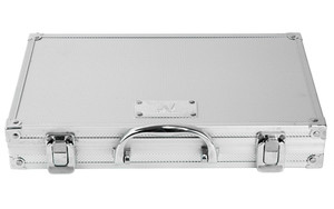 NcSTAR Universal Gun Cleaning Kit  2 Sets of Cleaning Rods  10 Bronze Bore Brushes  5 Bore Mops  Aluminum Carry Case with Latches and Carry Handle TUGCKA