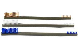 Otis Technology All Purpose Brush  Nylon  Blue Nylon  Bronze  Three Piece FG-316-3-NBBZ