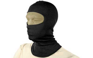 BLACKHAWK "BlackHawk  Lightweight Balaclava  with Nomex  18"" Length  Black" 333005BK