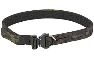 Eagle Industries Large  MultiCam Black  Operator Gun Belt  Cobra Buckle closure with built-in D-Ring attachment R-OGB-CBD-MS-L-BCCA