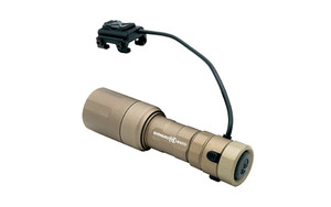 Cloud Defensive REIN 3.0 Micro  Weaponlight  95 000 Candela  Accepts 18350 and CR123A Batteries  M-LOK Mount  Remote  LCS  Black REIN 3.0 MICRO-DF-S-FDE