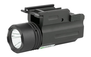 NcSTAR Flashlight & Green Laser with Quick Release Mount  Fits Picatinny/Weaver Rail  200 Lumens  Green Laser  Black  Light and Laser Modules are Interchangeable AQPTFLG NcSTAR Flashlight & Green Laser with Quick Release Mount  Fits Picatinny/Weaver Rail  200 Lumens  Green Laser  Black  Light and Laser Modules are Interchangeable AQPTFLG