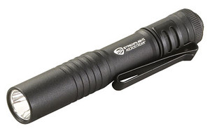 Streamlight Microstream  Flashlight  White LED  45 Lumens  1x AAA Battery  Black 66318 Streamlight Microstream  Flashlight  White LED  45 Lumens  1x AAA Battery  Black 66318